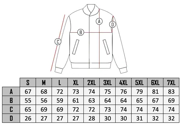 Svalbard Vinterjakke - Rød Size table