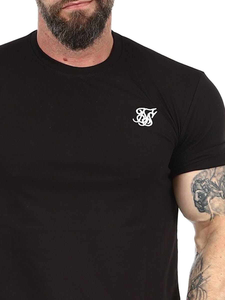 28541 Essentials SikSilk T-shirt - Black_1.jpg