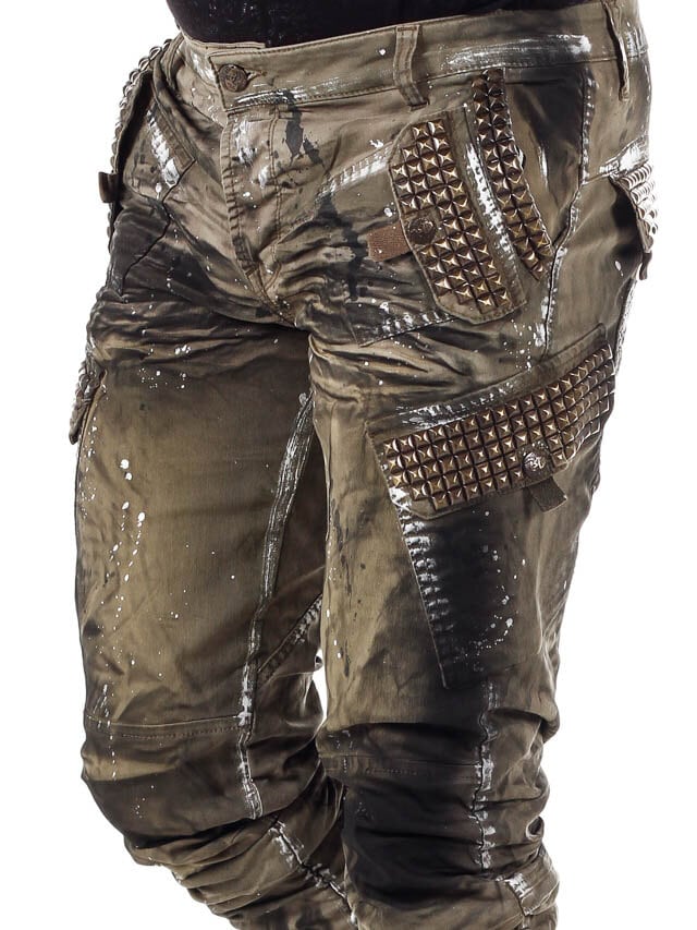 Beastmode Kingz Jeans - Khaki/Sort