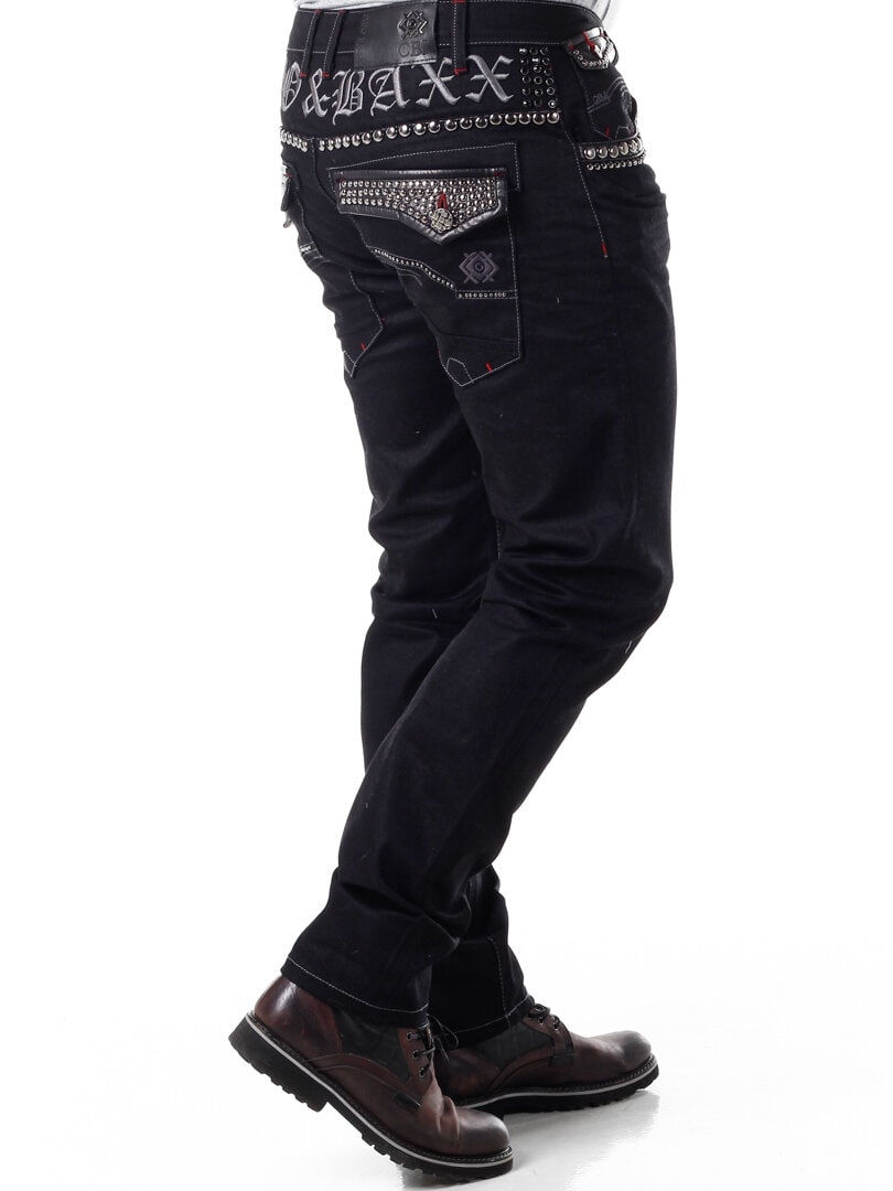 Edison Cipo & Baxx Jeans - Sort