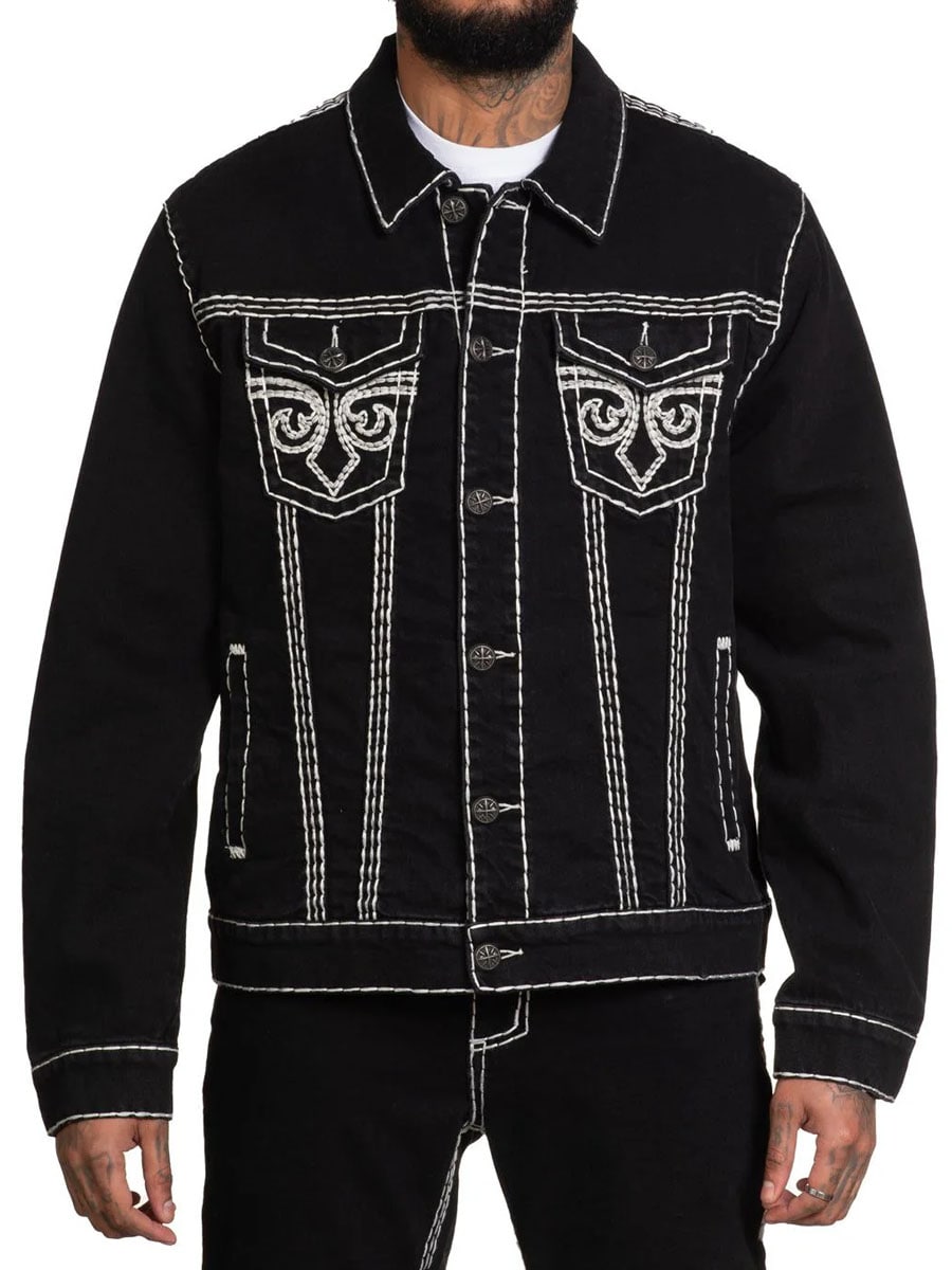 Affliction Black Jeansjacka - Svart.jpg