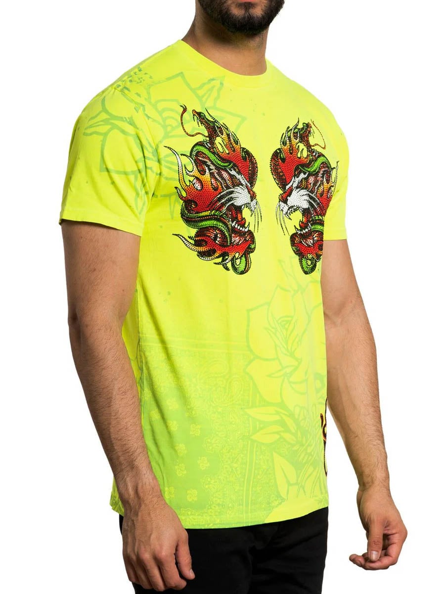 Affliction Fire Guide T-shirt 3- Neongul.jpg