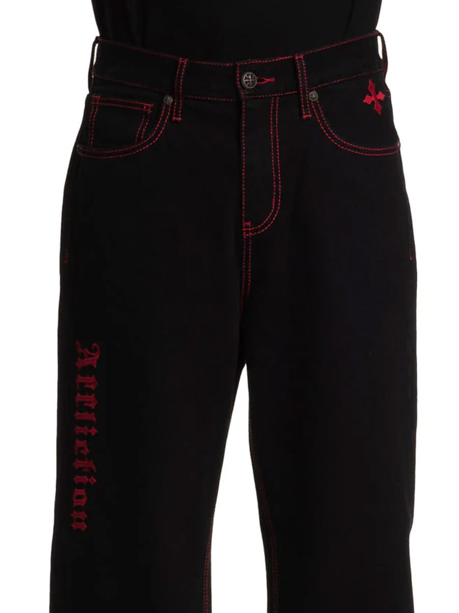 Affliction Wide Leg Wings Jeans -1 Black Red.jpg