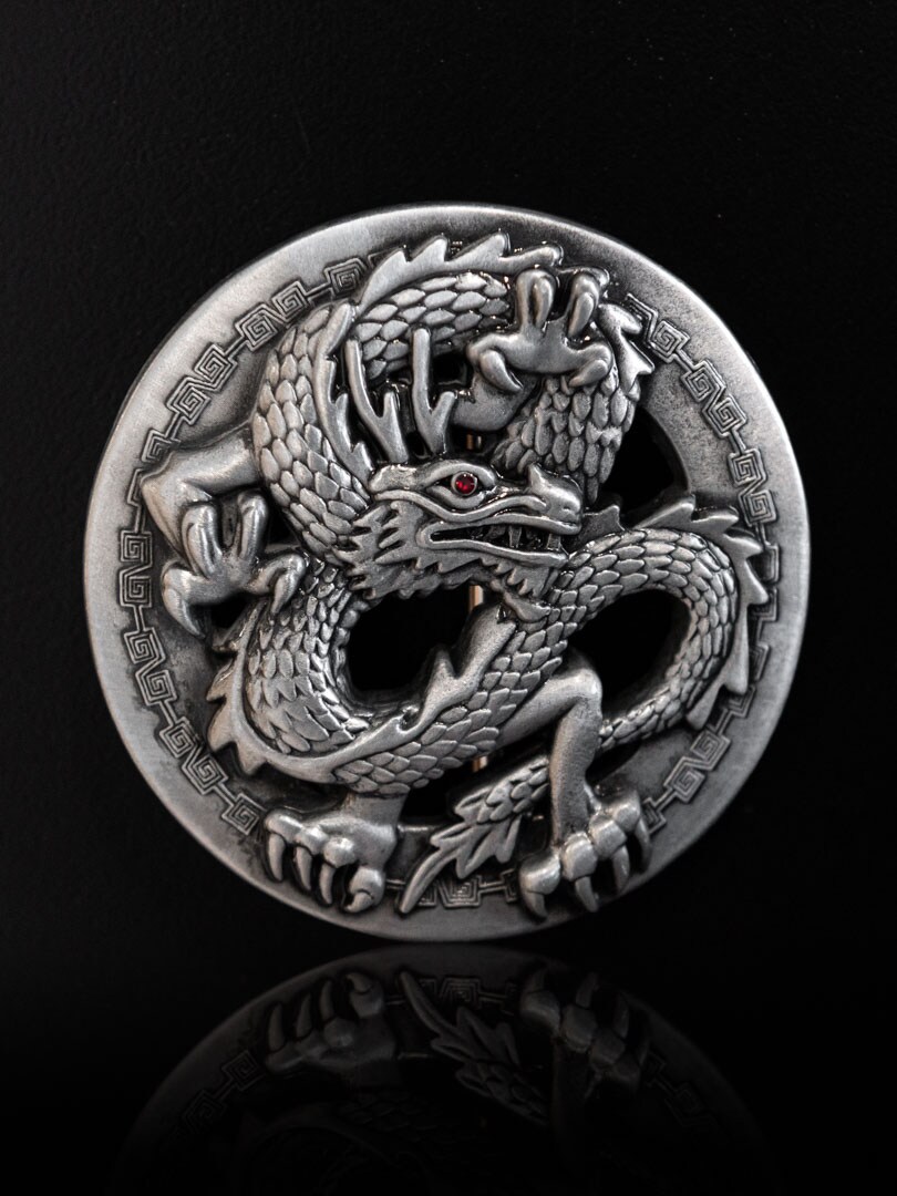 Dragon Bæltespænde - Sølv
