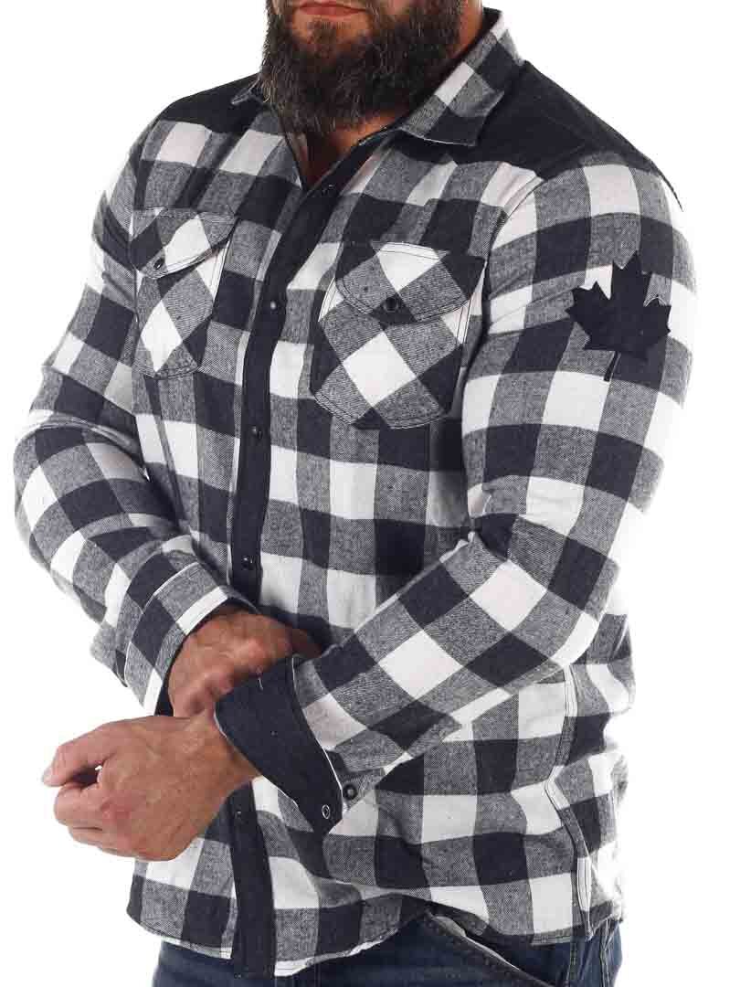 RD Lumberjack Skjorte - Sort/Hvid