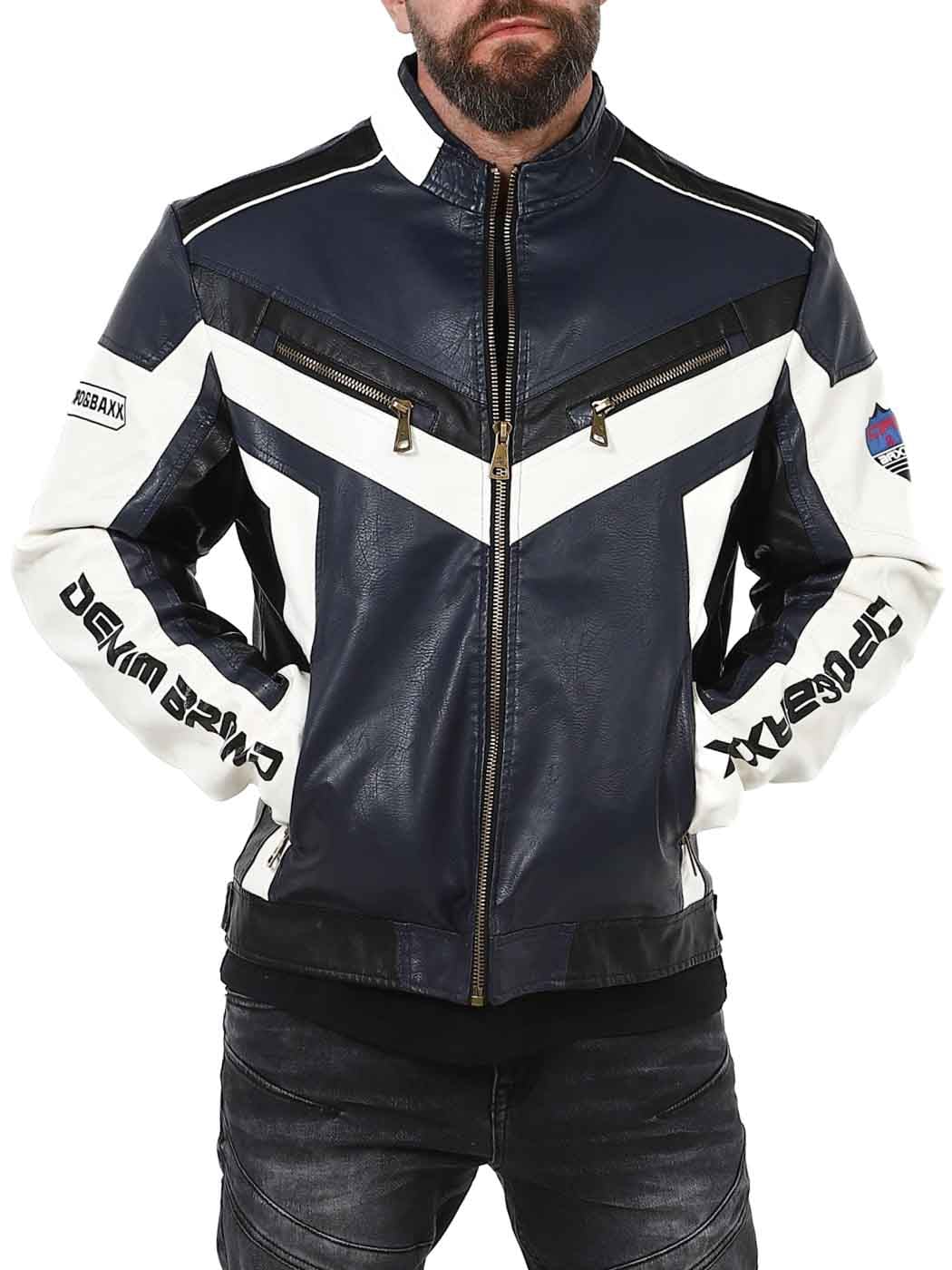 CM230 Bluestrike Cipo Baxx PU Skinnjacka Blue_5.jpg