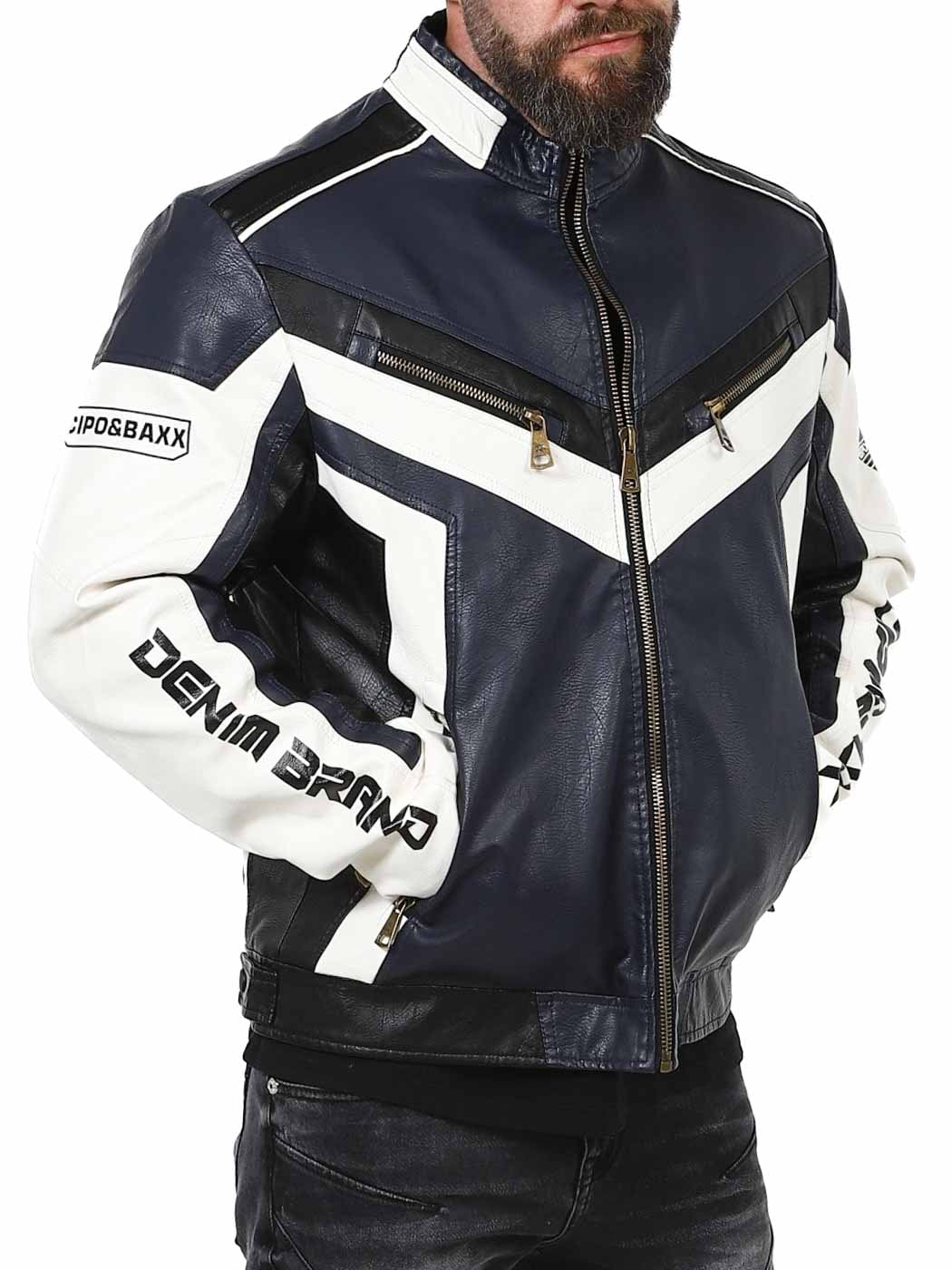 CM230 Bluestrike Cipo Baxx PU Skinnjacka Blue_6.jpg