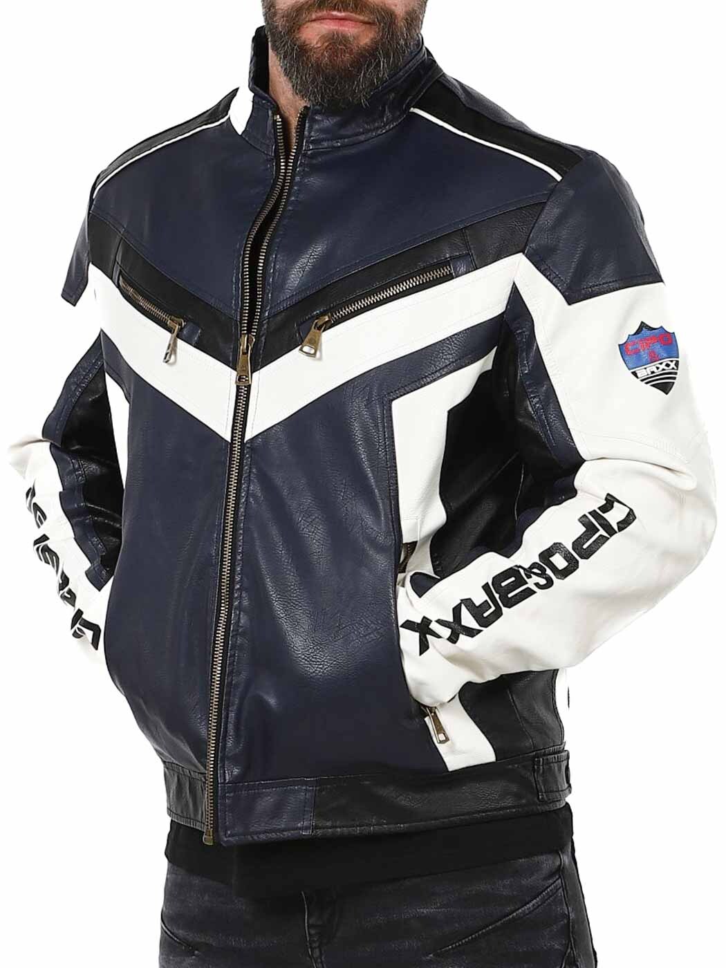 CM230 Bluestrike Cipo Baxx PU Skinnjacka Blue_7.jpg