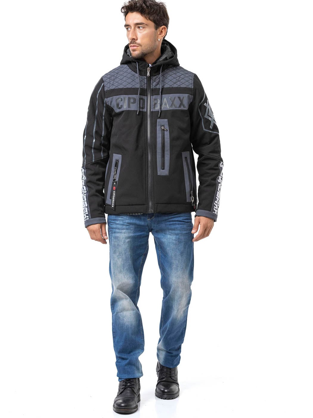 CM231 Ironclad Cipo Baxx PU Skinnjacka Grey 6.jpg