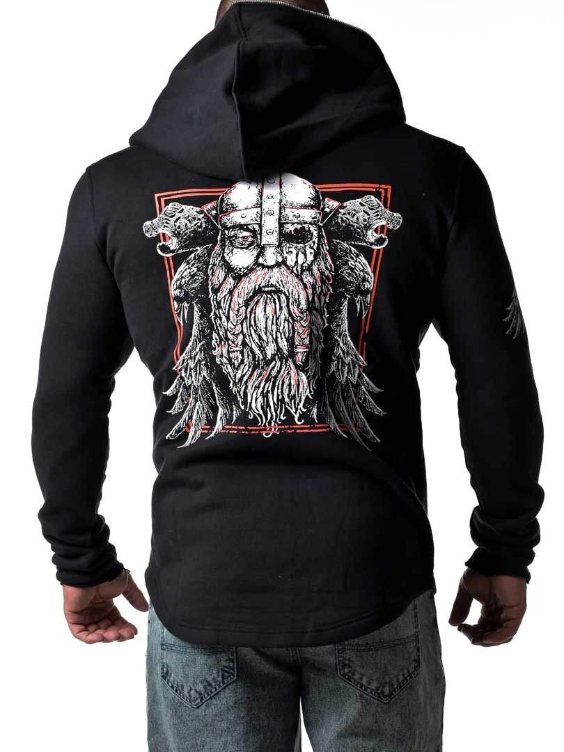 Viking Hoodie - Sort
