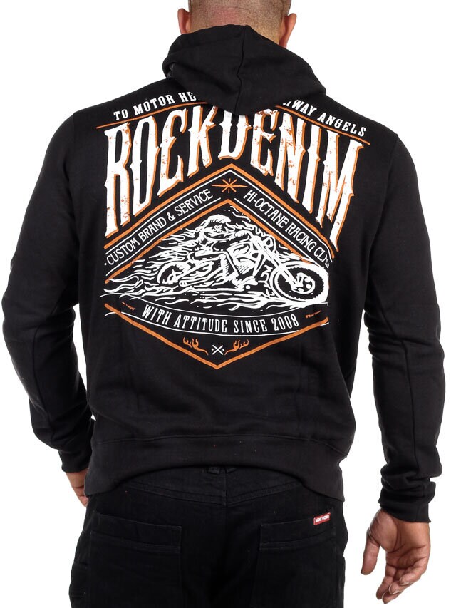 RD Waco Biker Hoodie - Sort