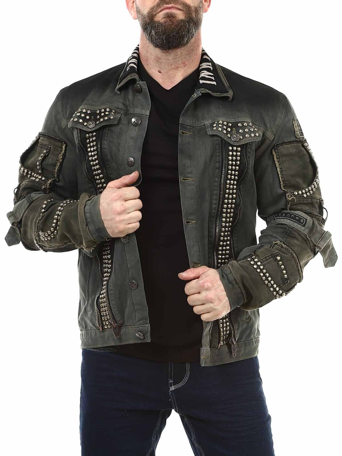 Dorian Kingz Jeansjacka Green 1717_4.jpg