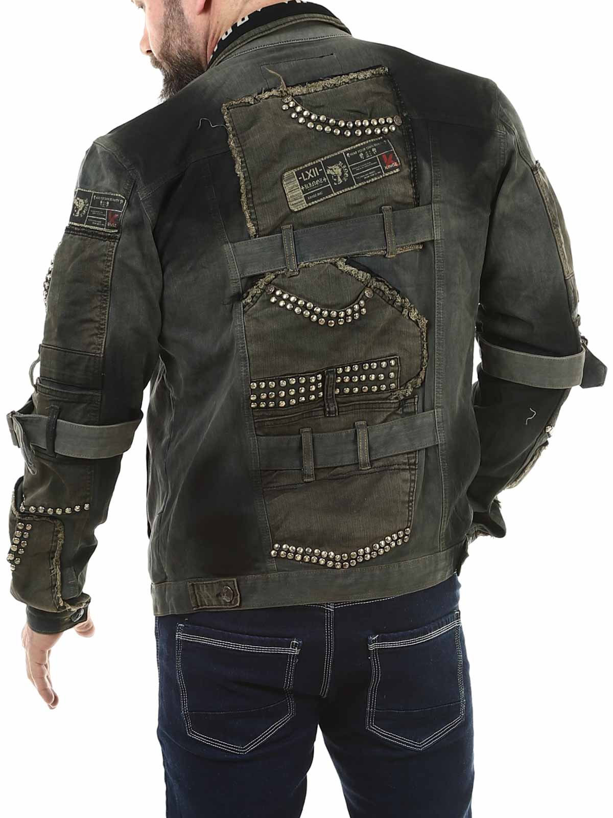 Dorian Kingz Jeansjacka Green 1717_7.jpg