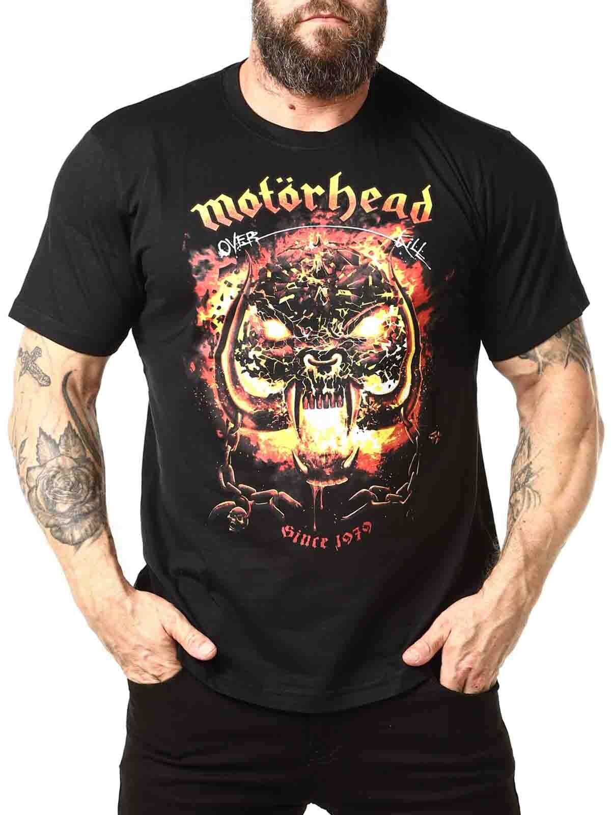 Motörhead Overkill Brandit T-shirt - Sort