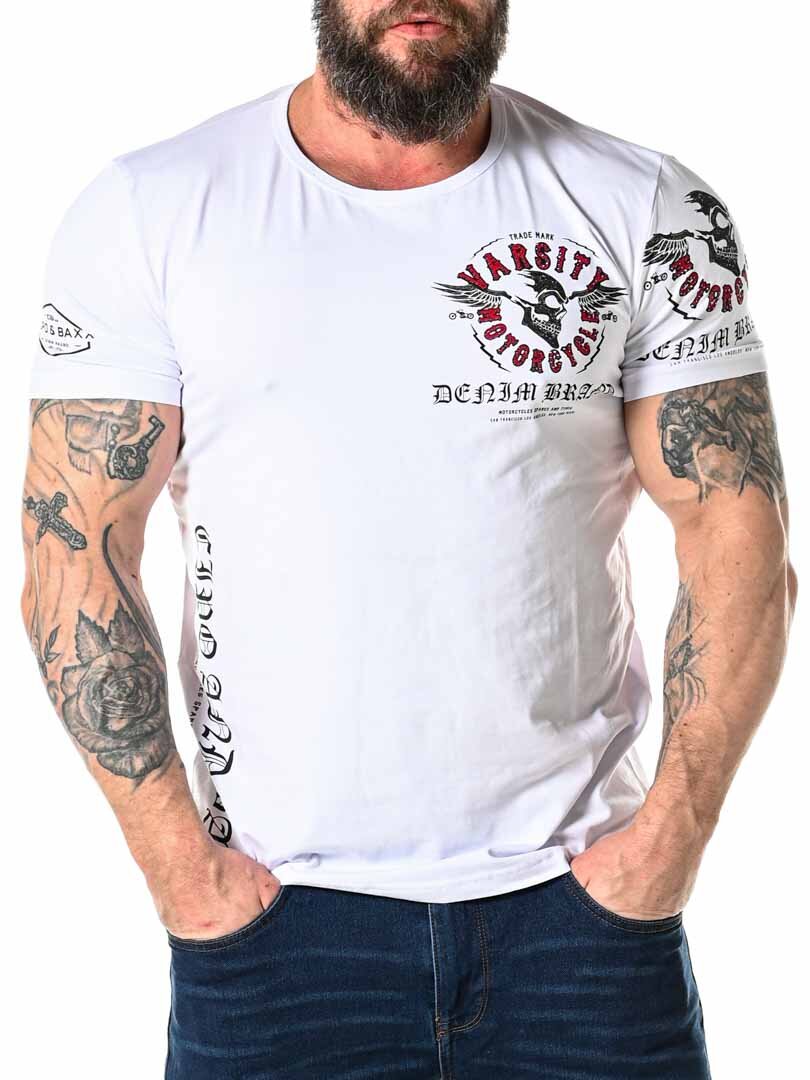 Varsity T-shirt - Hvid
