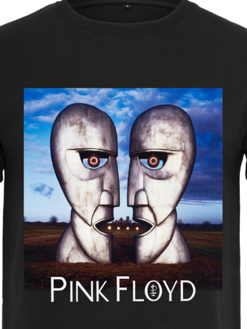 Lab Slump Graduation album Pink Floyd The Division Bell Logo T-shirt - Sort