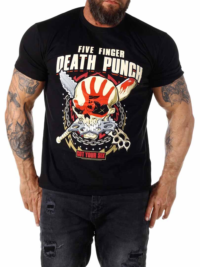 Five Finger Deathpunch Zombie Kill T-shirt - Sort