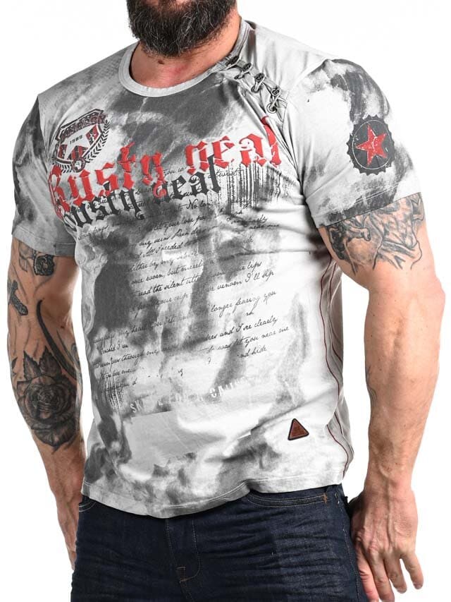 Shield T-shirt - Lysegrå