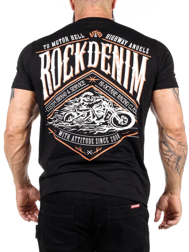 RD Biker T-shirt - Sort