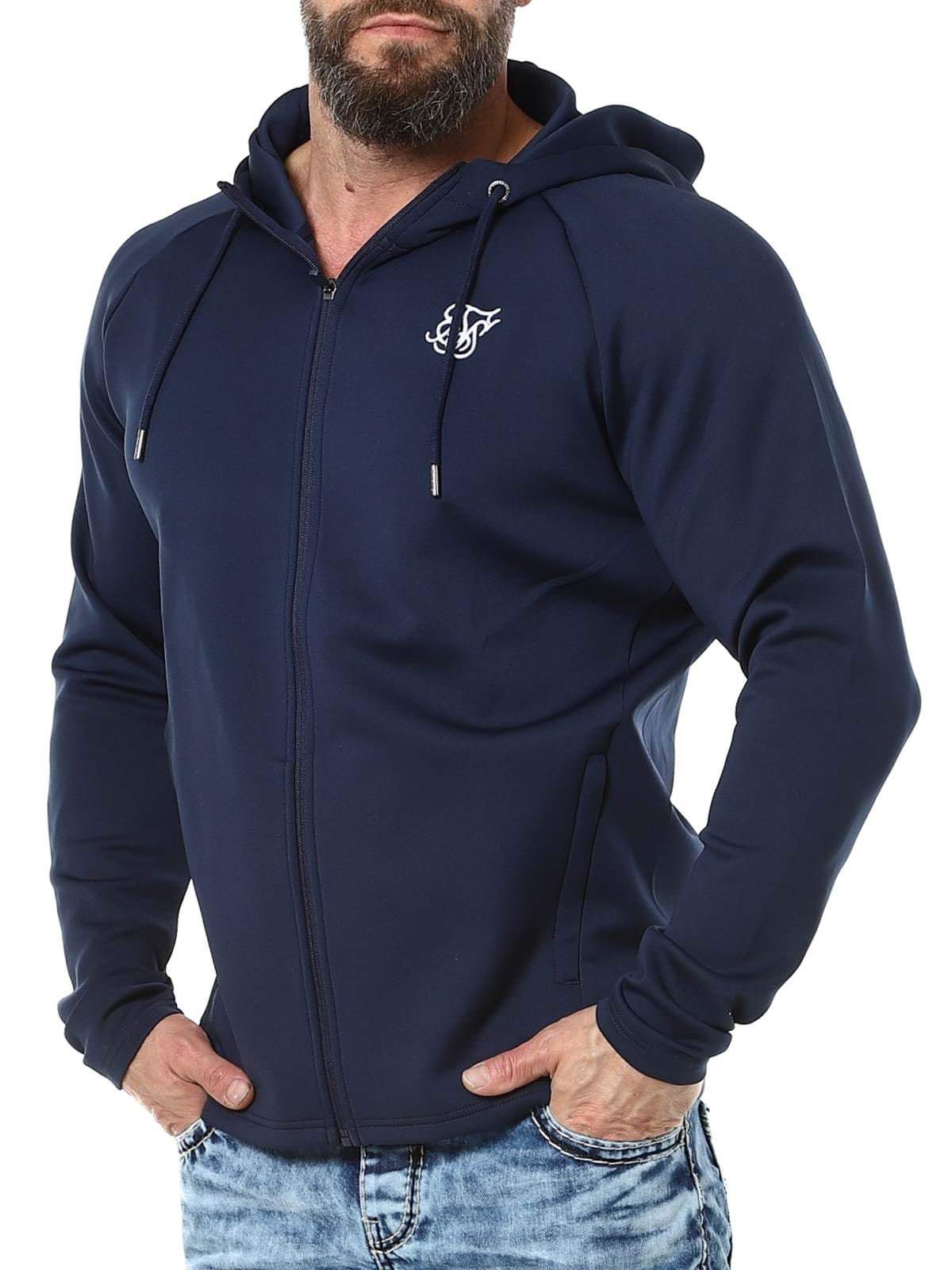 Essentials Full Zip SikSilk Hoodie Blue Lars_3.jpg