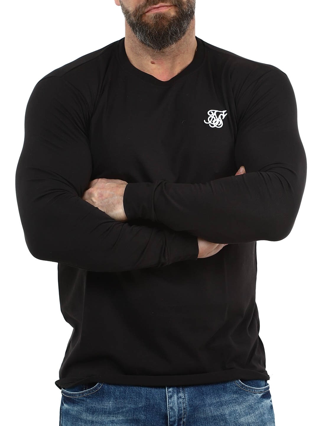 Essentials SikSilk Longsleeve BLACK_4.jpg