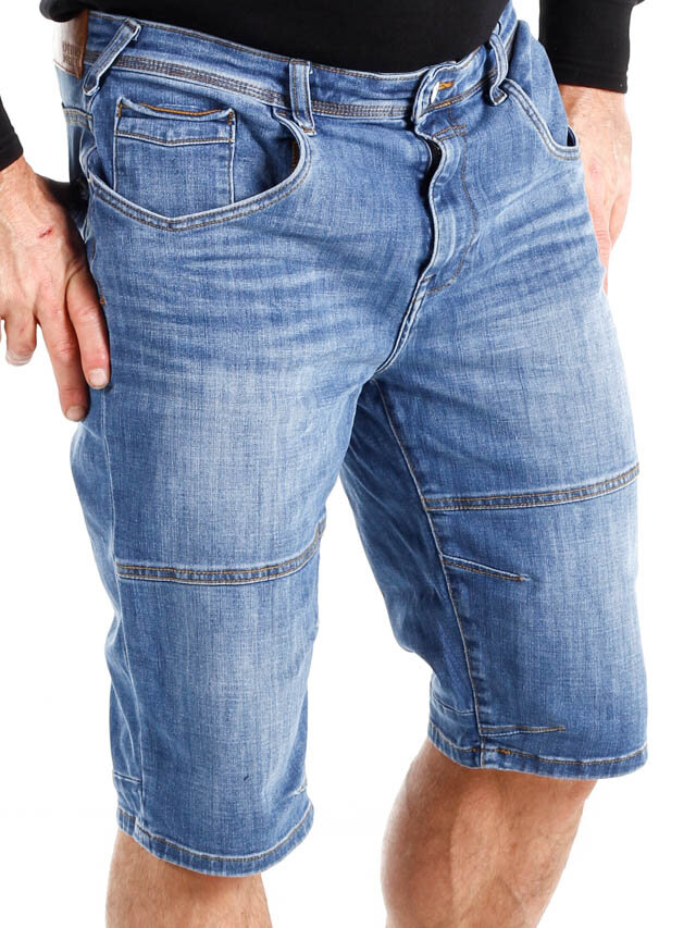 Greg Solid Relaxed Shorts - Blå