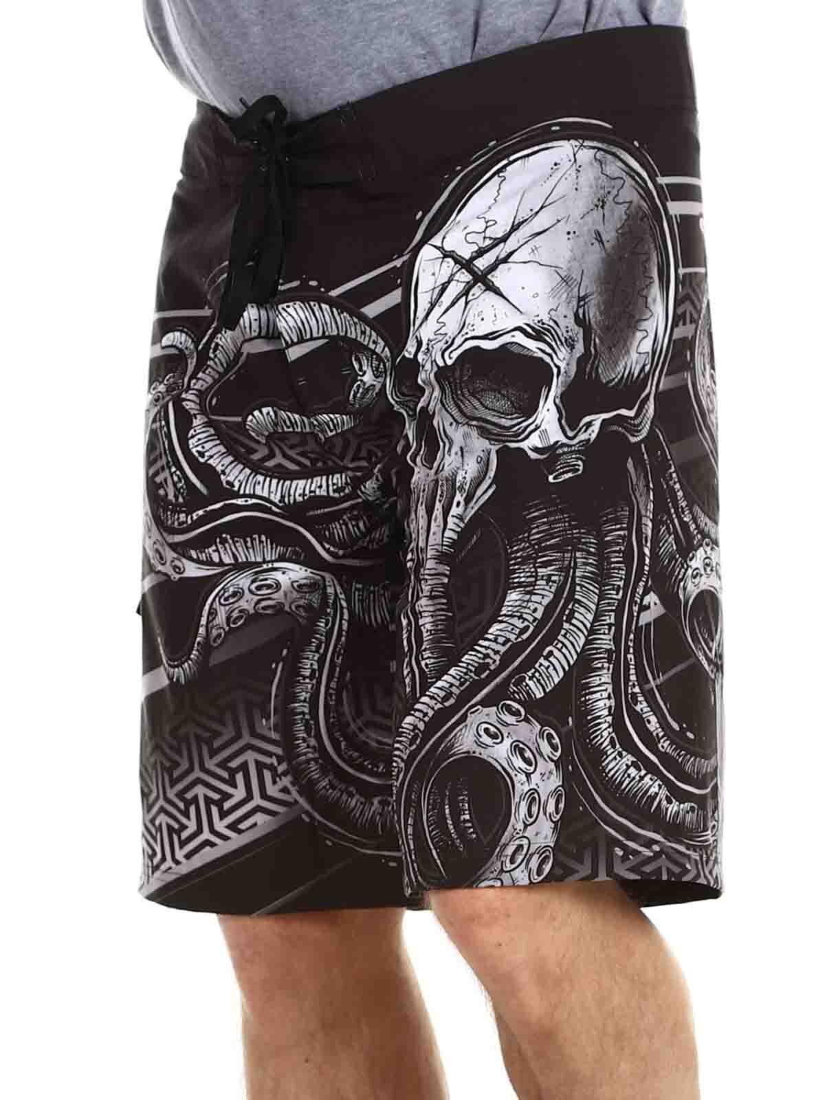 Hyraw Kraken Badeshorts - Sort