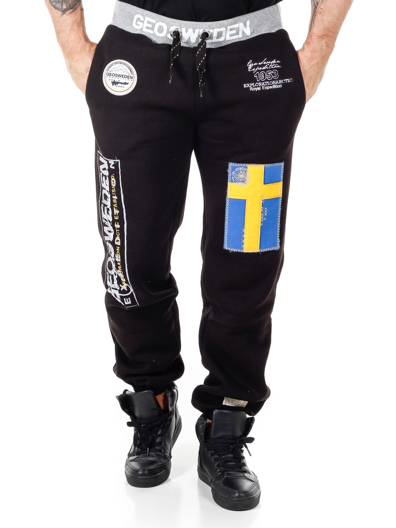 Geo Sweden Sweatpants - Sort