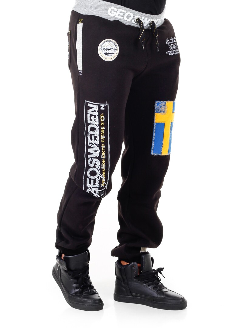 Geo Sweden Sweatpants - Sort