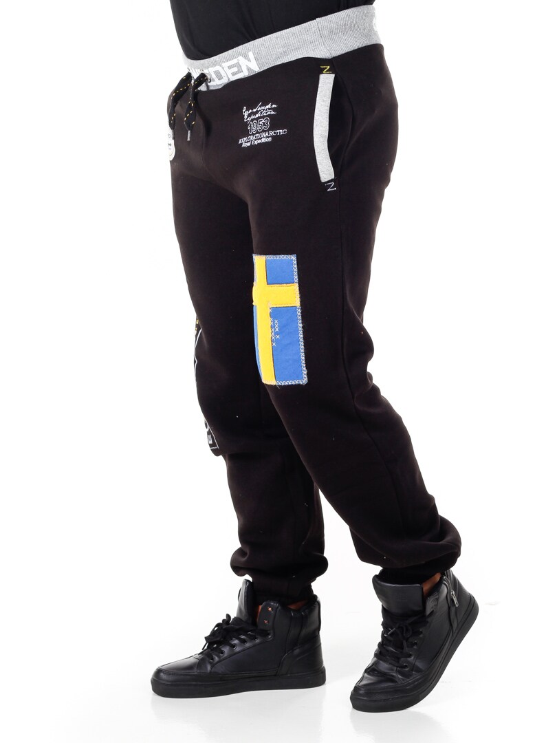 Geo Sweden Sweatpants - Sort