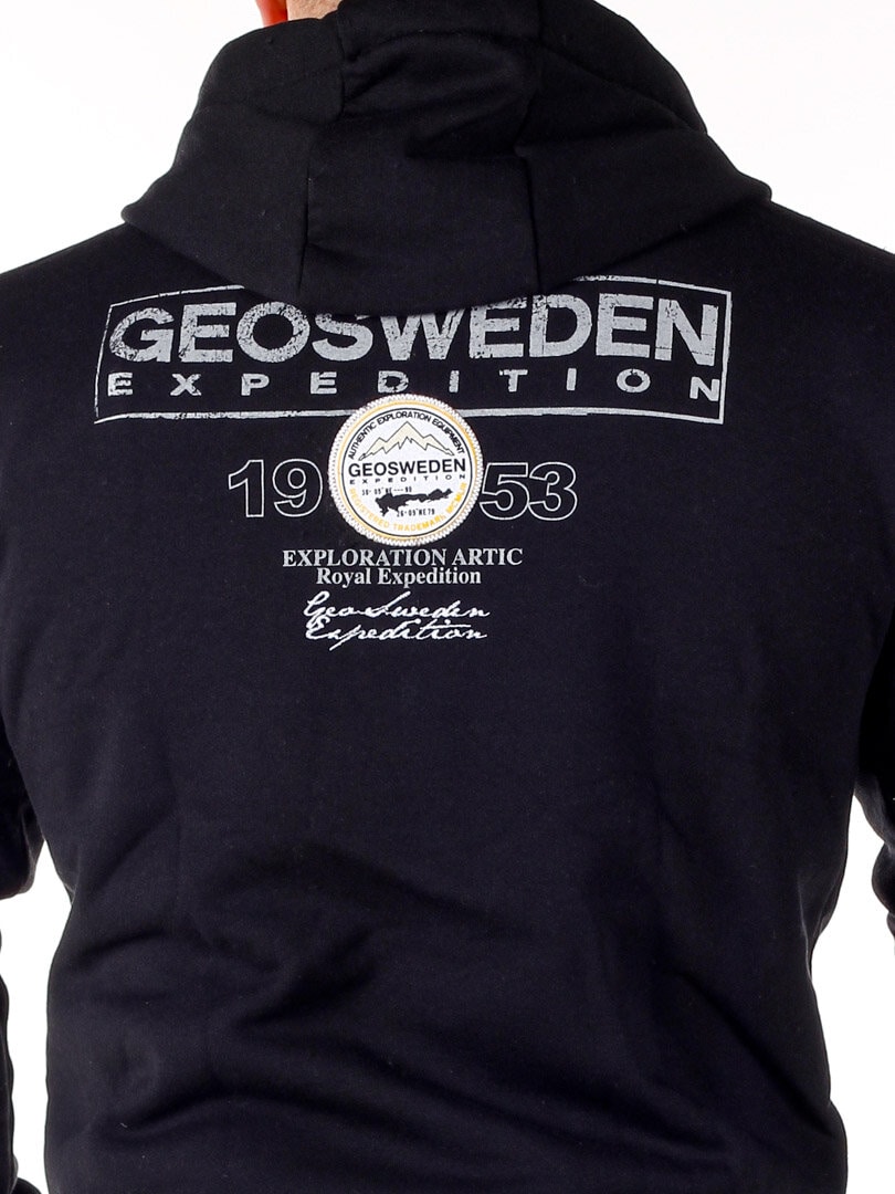 Geo Sweden Hoodie - Sort