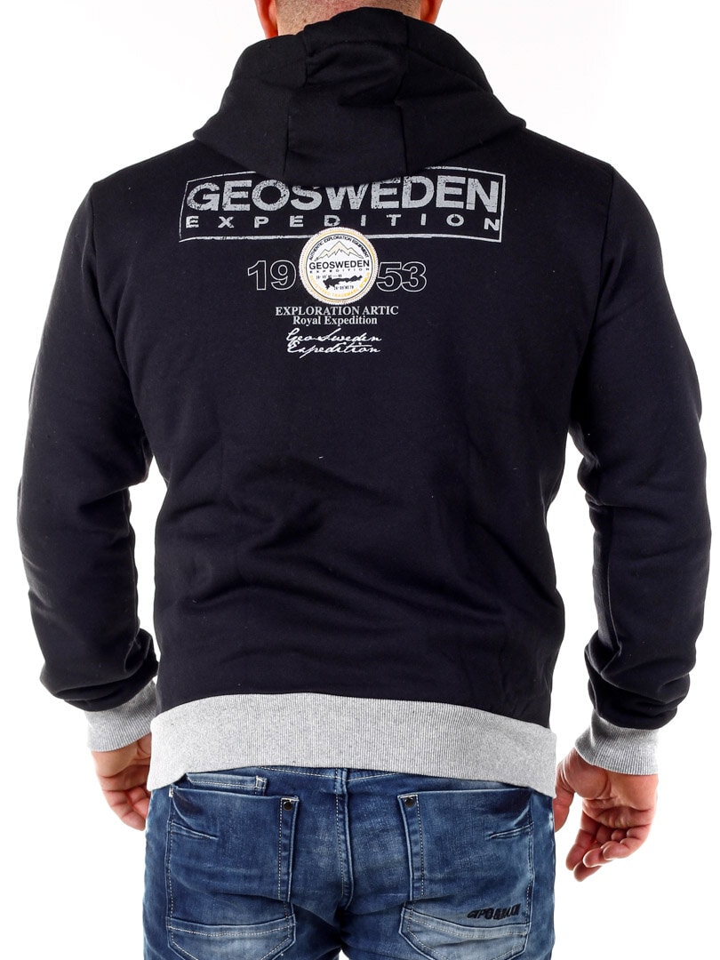 Geo Sweden Hoodie - Sort