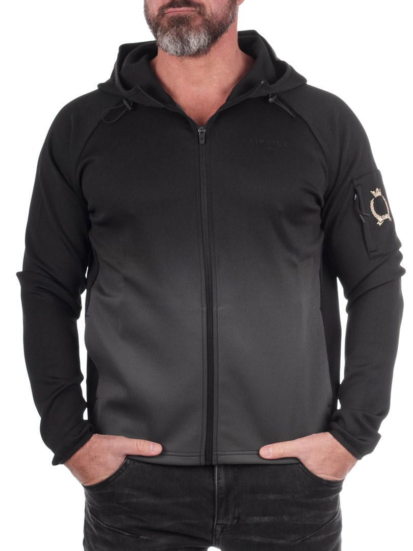 Full Zip SikSilk Hoodie - Black_4.jpg