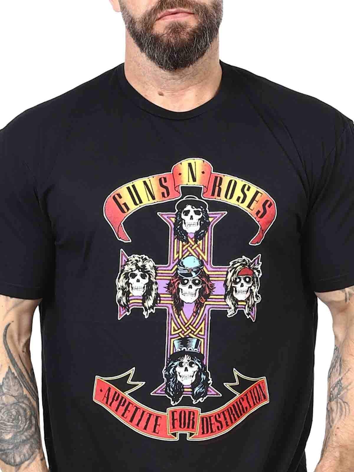 Guns N Roses Appetite For Destruction T-shirt Black_1.jpg