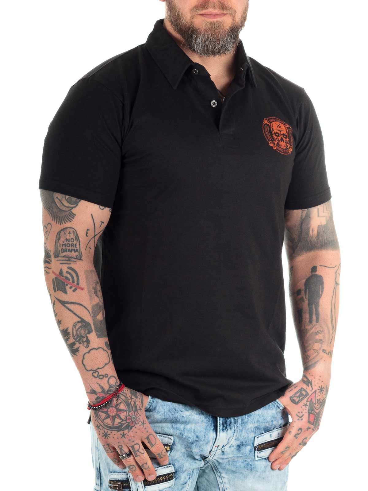 HORNED Polo ShirtJoker T-shirt Black_4.jpg