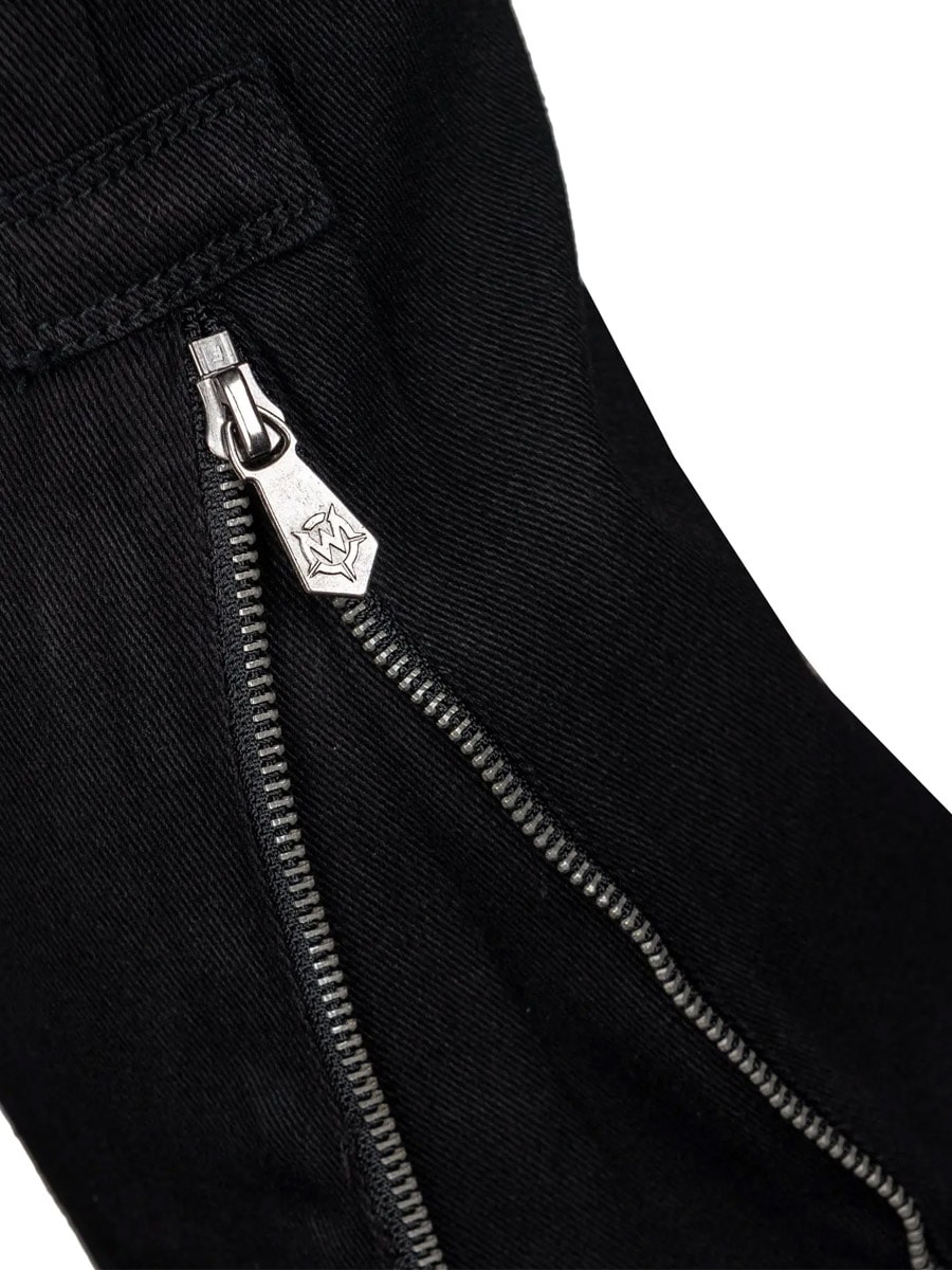 Hellriser Side Zipper Jeans Black 5.jpg
