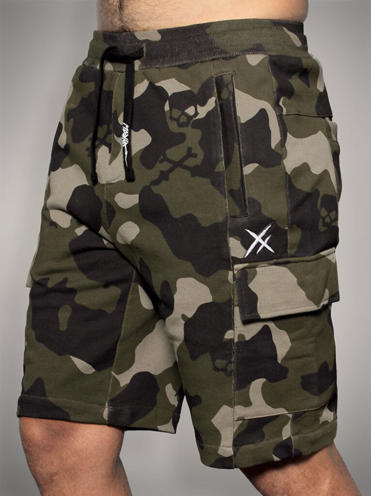 Hyraw Trooper Cargo Shorts - Camo 1.jpg