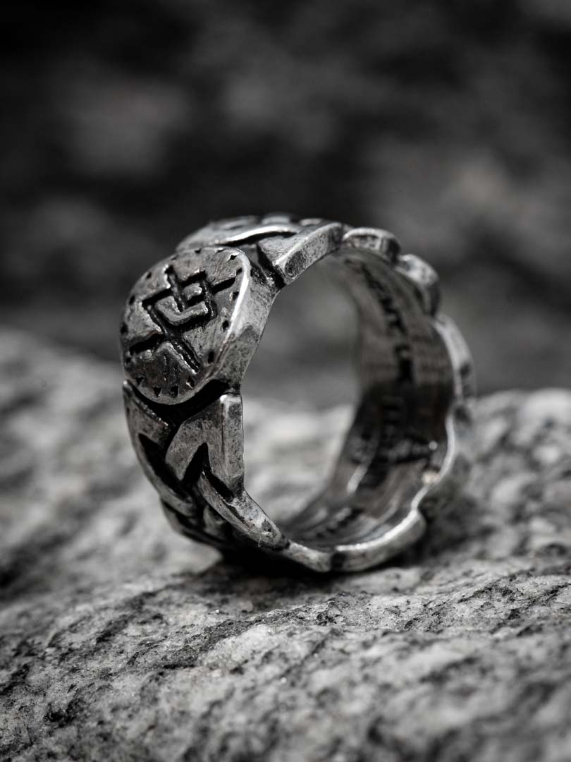 Viking Virility Runering Alchemy Ring - Sølv
