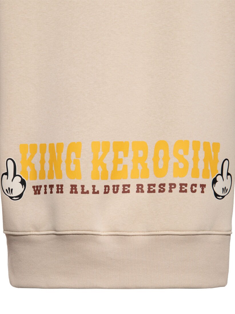 King Kerosin Rock N Roll Hoodie Beige 5.jpg