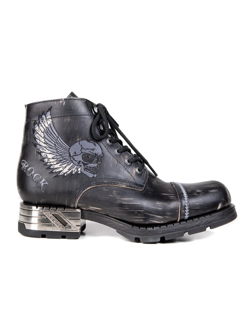 Desperado New Rock Boots - Dirty Black/Sølv