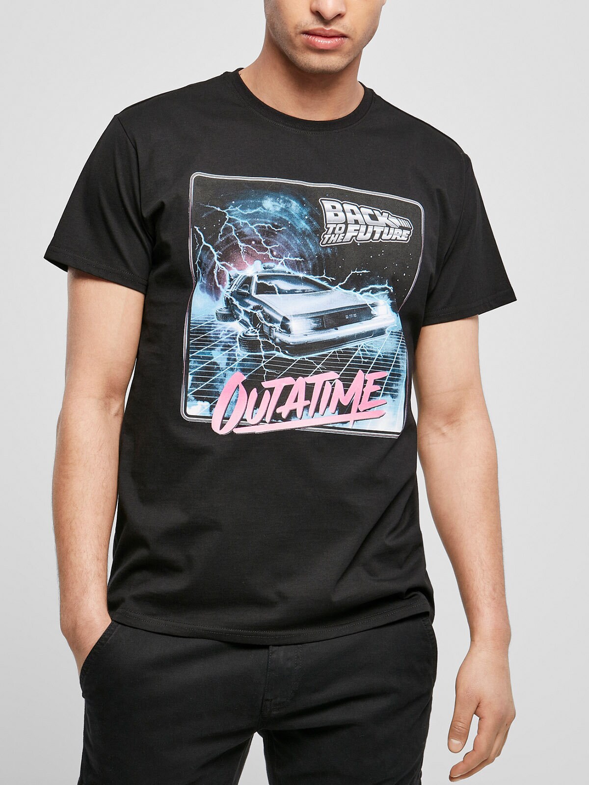 Back To The Future Outatime T-shirt - Sort