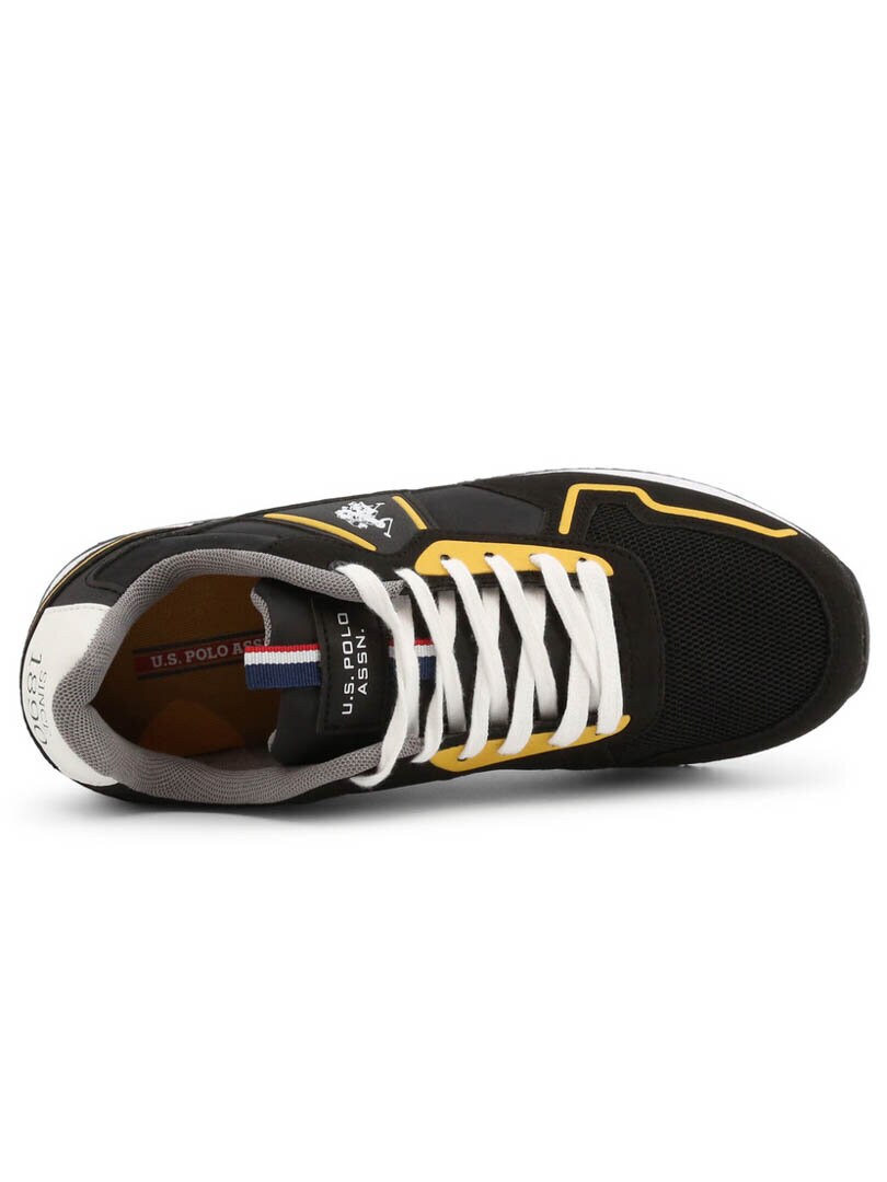U.S. Polo Sneakers - Sort/Gul