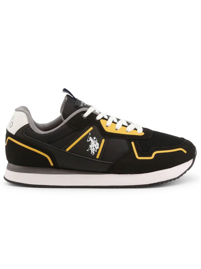 U.S. Polo Sneakers - Sort/Gul