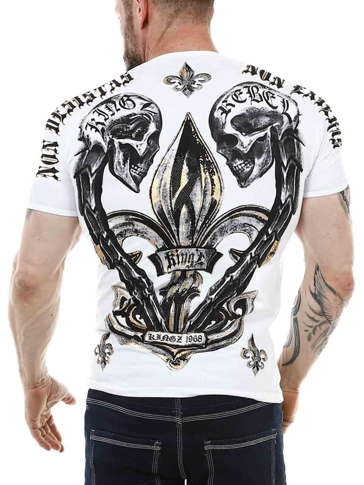 Non Exieris Kingz T-shirt - Gold_4.jpg