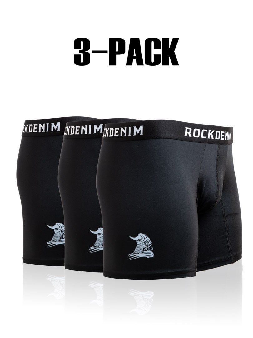 3-Pack RD Viking Performance Boksers - Sort/Hvid
