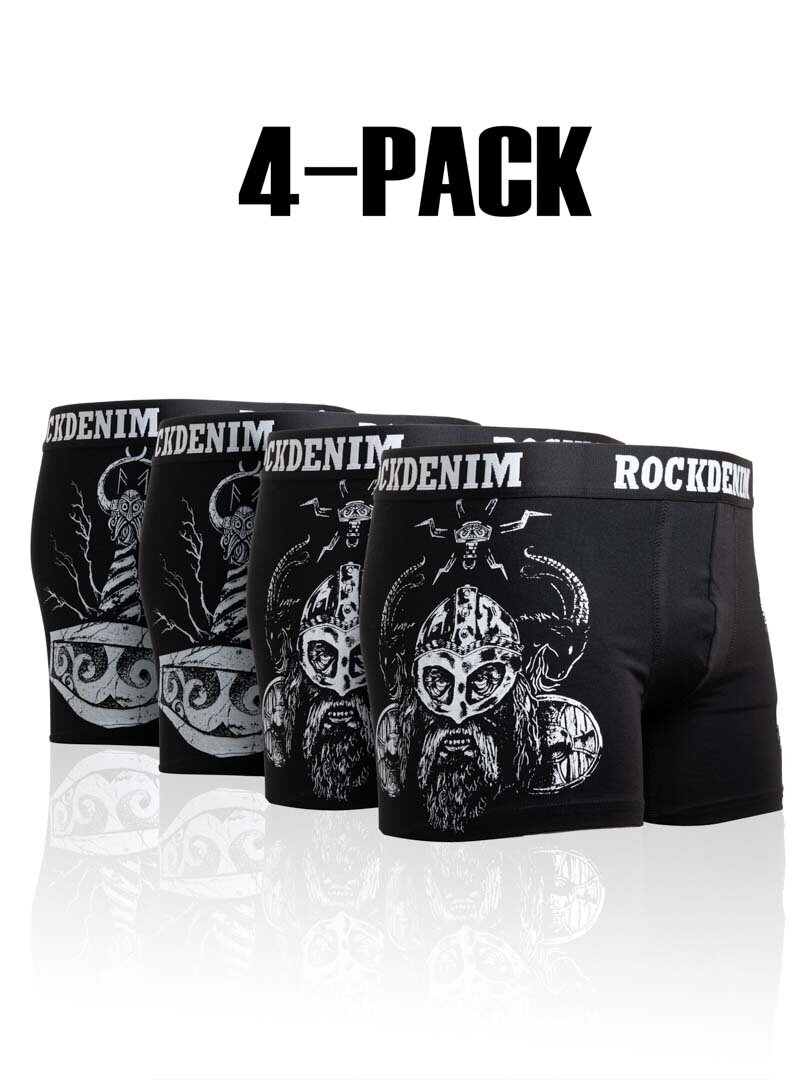 4-Pack RD Thor Boksers - Sort