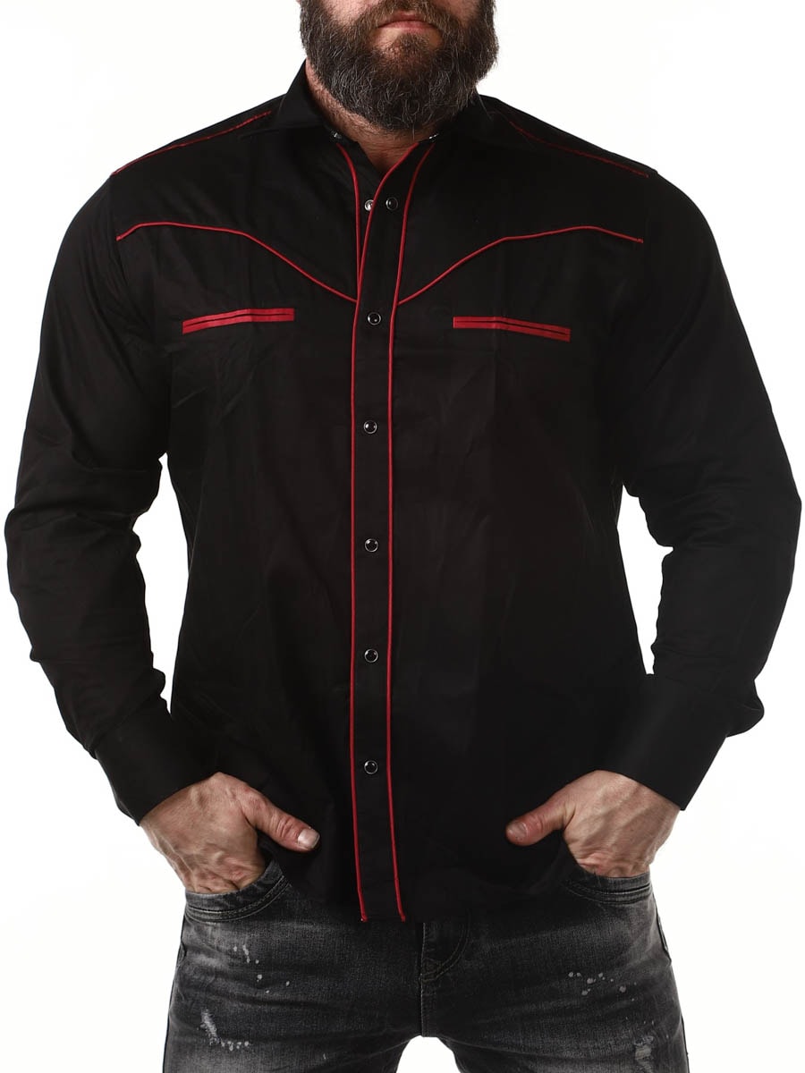 RD Roadster Shirt - Black red_1.jpg