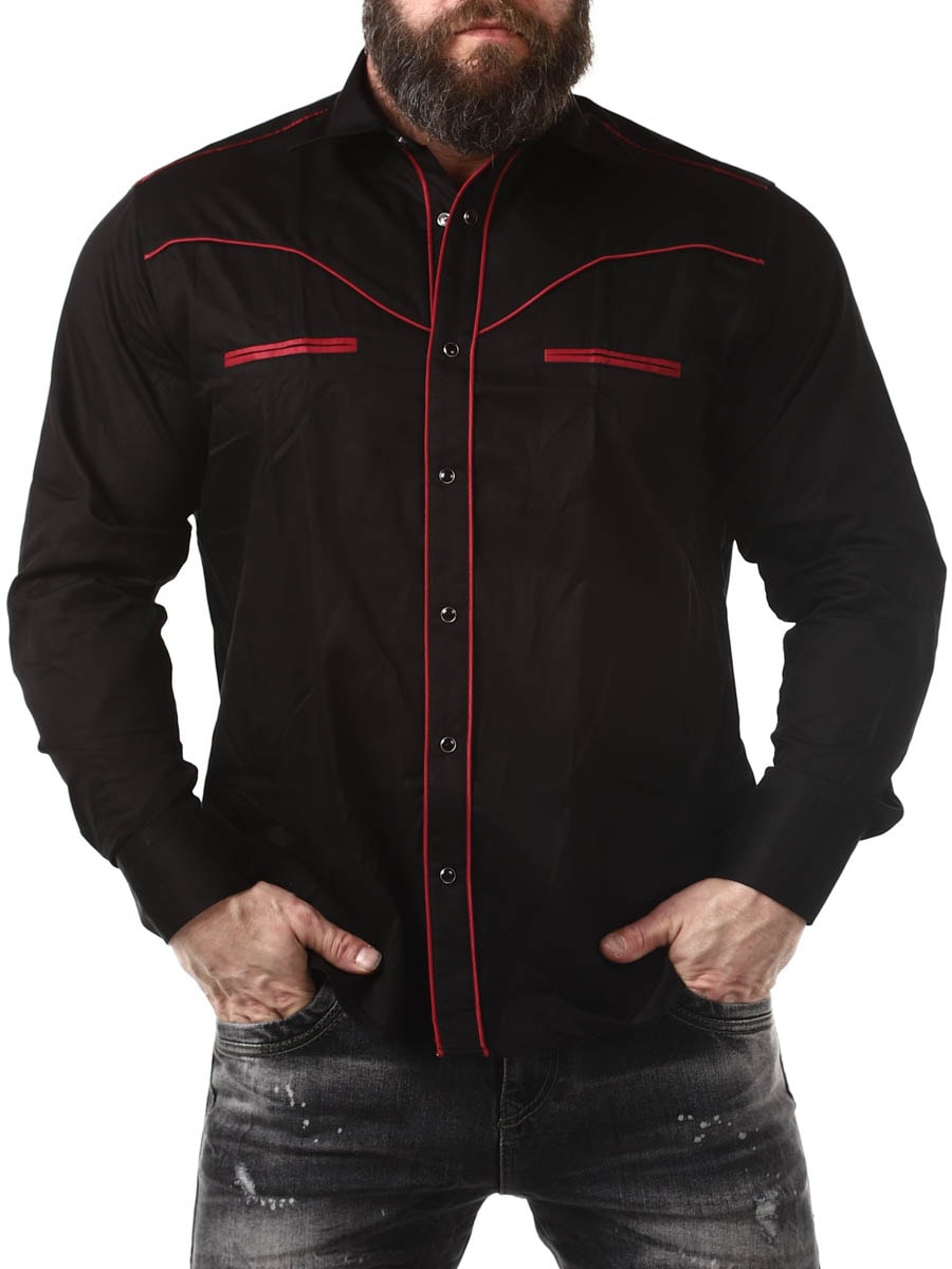 RD Roadster Shirt - Black red_2.jpg