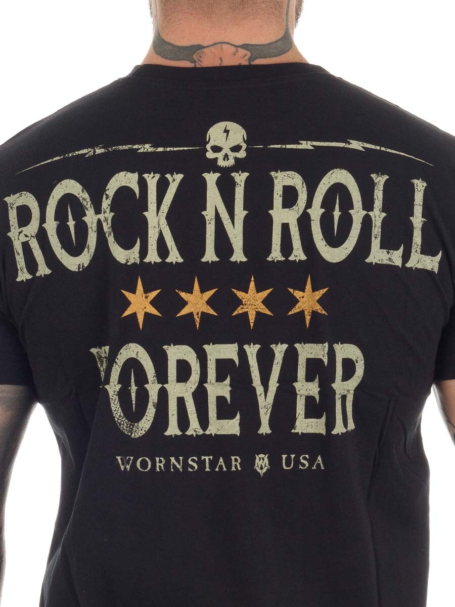 Rock N Roll Forever Wornstar T-shirt Black_7.jpg