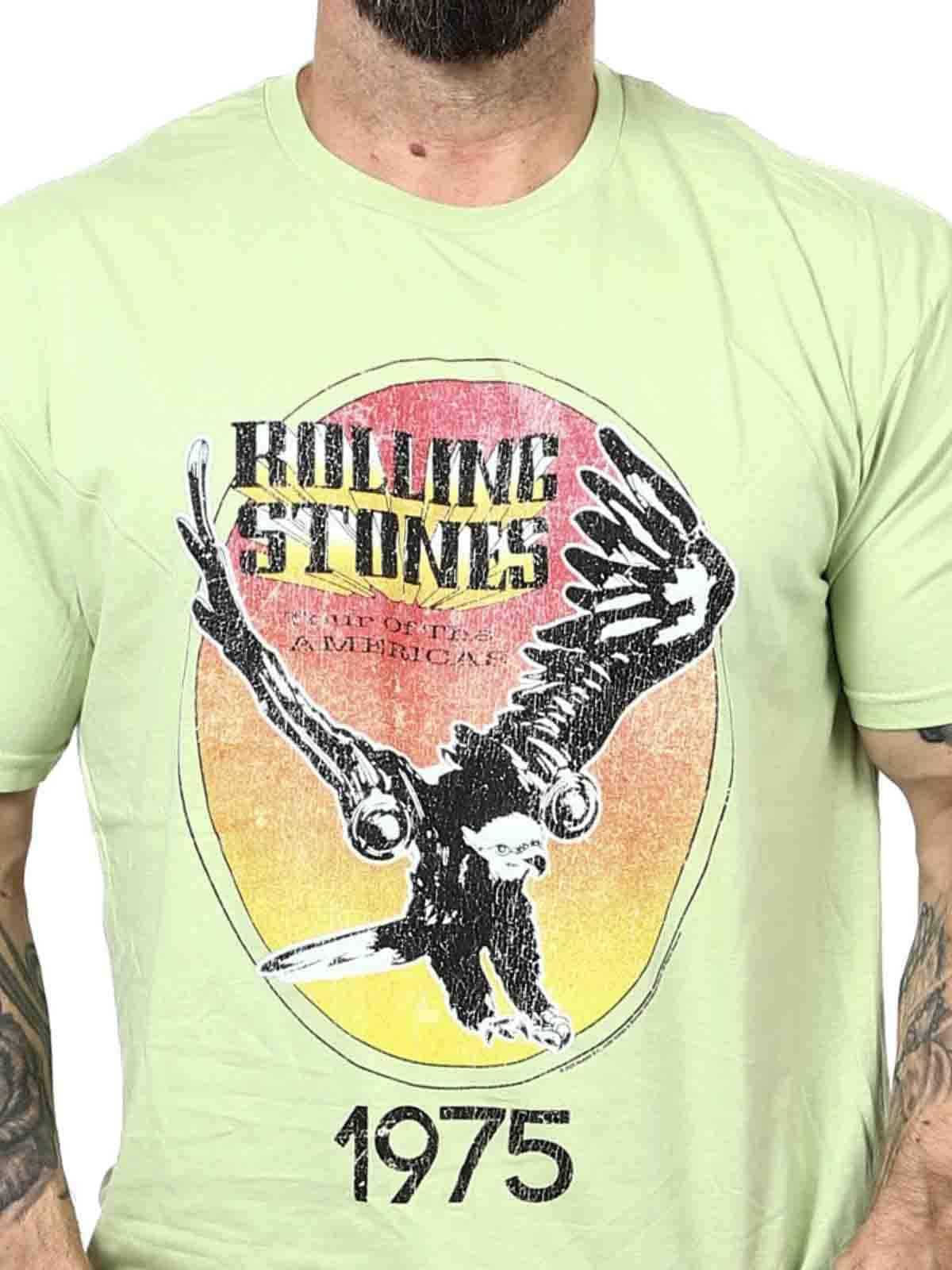 Rolling Stones Tour 1975 Tshirt Green_1.jpg